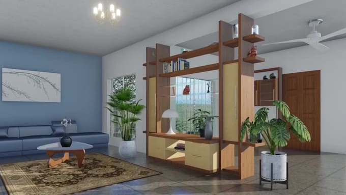 Create sketchup 3d model and interior or exterior architecture render ...