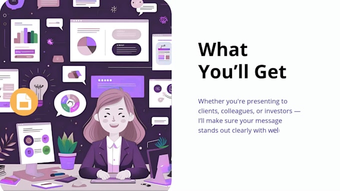 design a clean, modern presentation for business and class