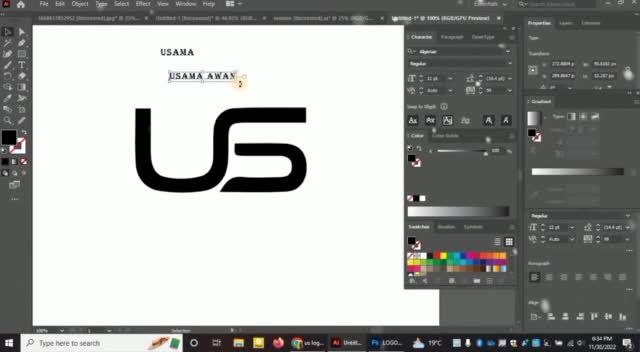 design personal name logo