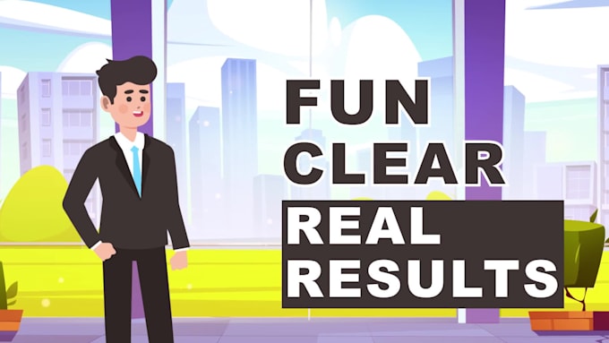 create 2d animated explainer videos for business and sales