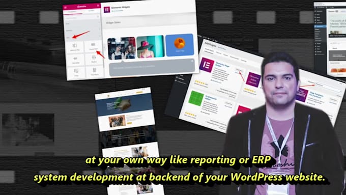 customize your wordpress website with erp, reporting backend