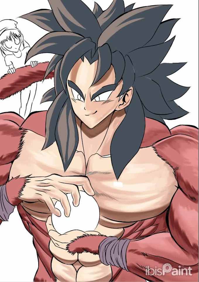 draw anime illustration for you , and give u png images