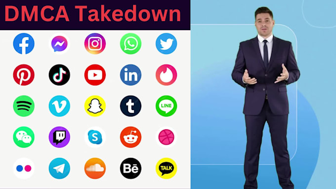 remove leaked, copied, illegal content under dmca takedown claims
