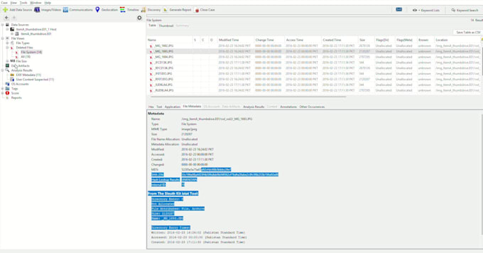 do any digital forensics and cybersecurity projects