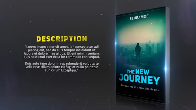 Best Price! I will create professional book and magazine promo trailer video  for $15