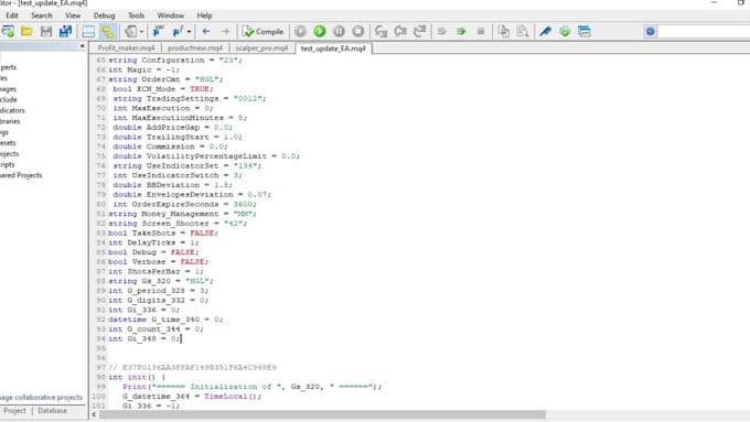 do mql4 and mql5 coding and testing
