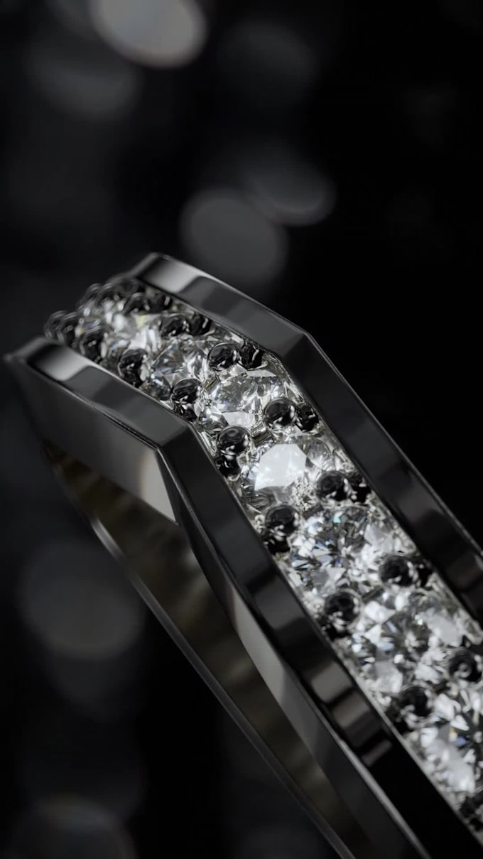 do stunning 3d render of your jewelry