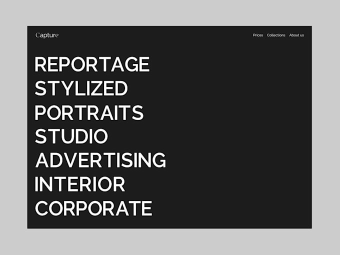 design wix portfolio redesign wix, webflow, shopify website