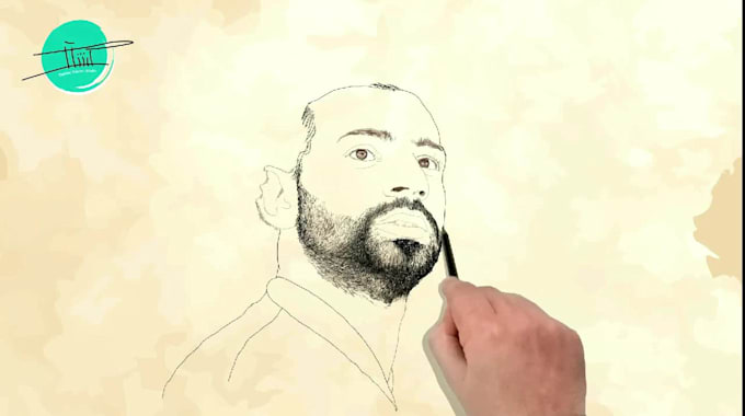 create a unique drawing video by my hand