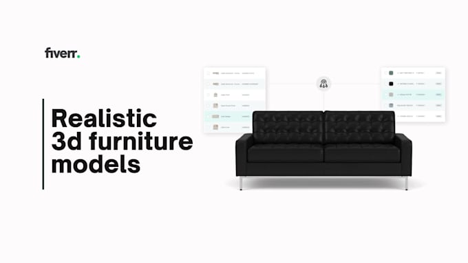 do 3d furniture modeling and rendering