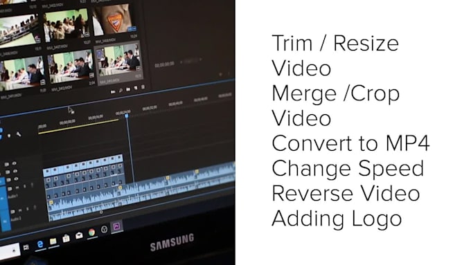 trim , resize , crop and merge videos superfast