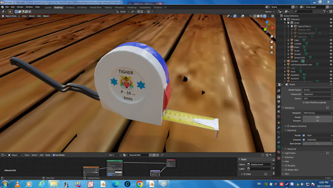 create low poly 3d models for games, web in blender