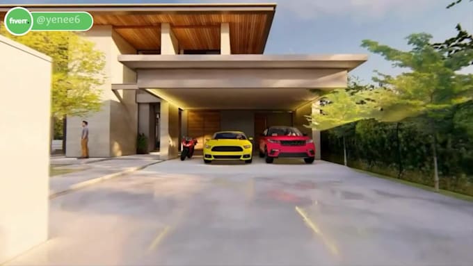 Do architectural visualization 3d renders and virtual tours by Yenee6 ...