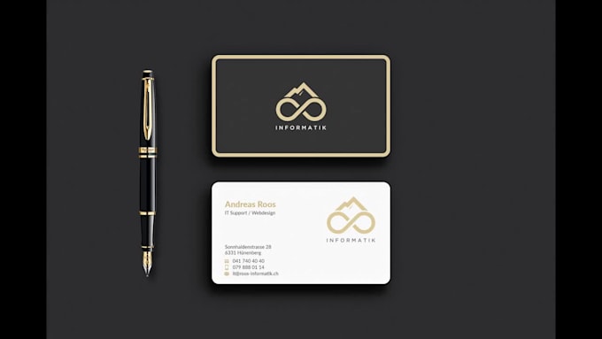 do professional and luxury business card design