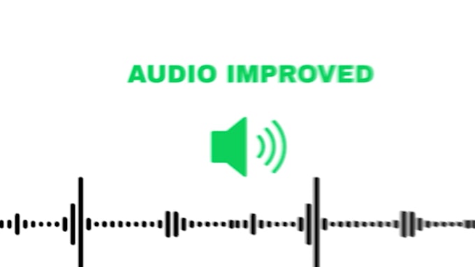 clean up and boost your audio quality