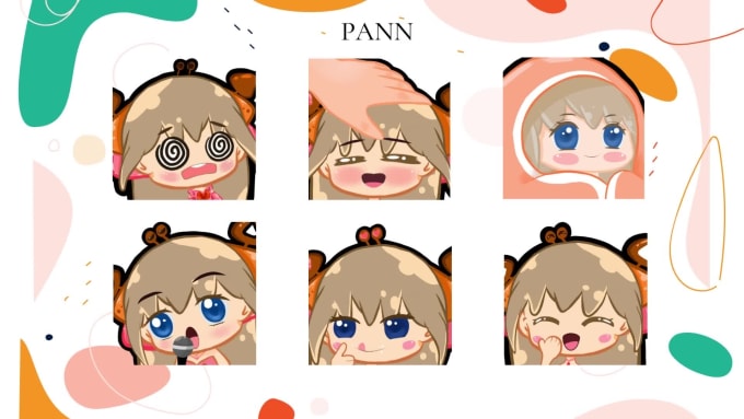 Create cute chibi emotes for twitch by Lilyandreamer | Fiverr