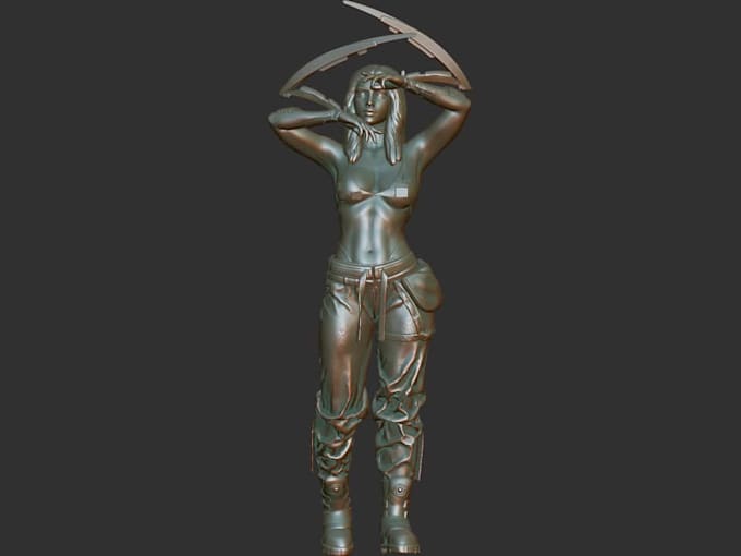 sculpt custom tabletop miniature stl for 3d printing