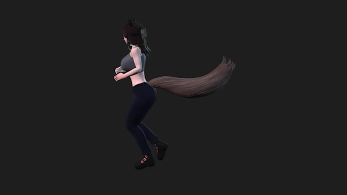 create a custom vrchat  3d character with rigging