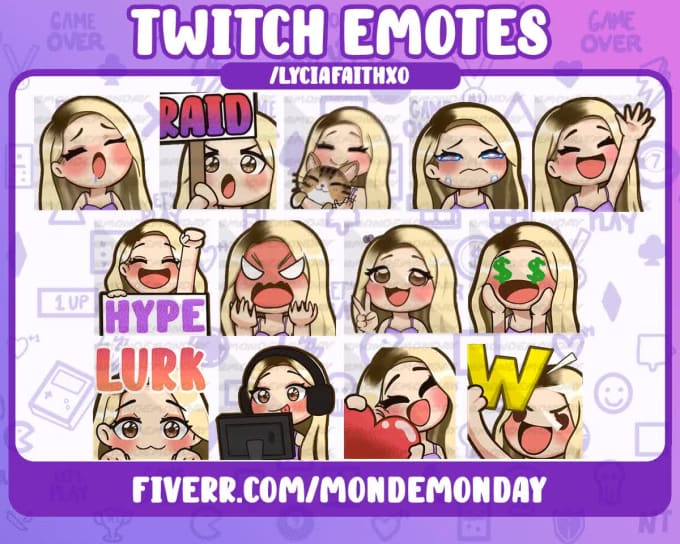 Lurk 3D Animated Emote V2 Discord Emotes Emote Commission 