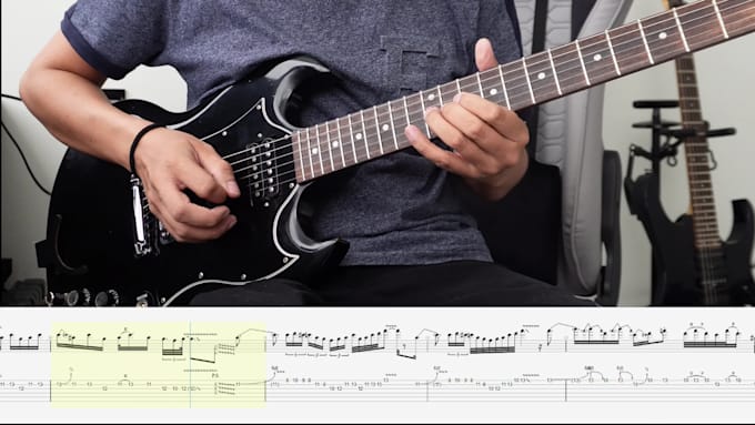 get the most accurate guitar transcription in PDF, guitar pro or video