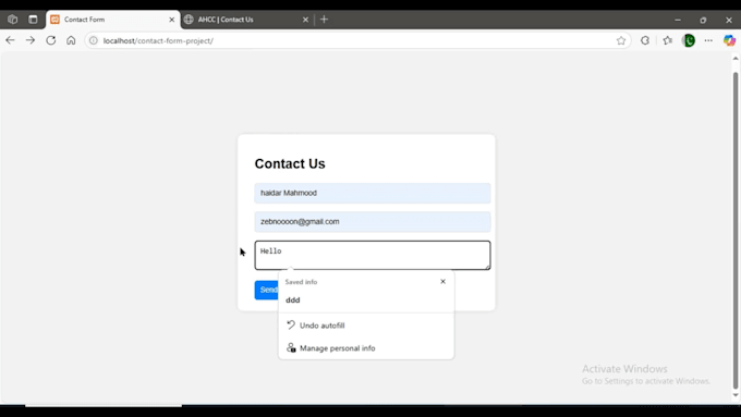 Create a fully functional html and php contact form by Zebnoon | Fiverr