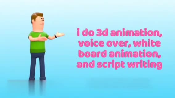 3d animation,whiteboard animation,script writing, logo design, youtube ...