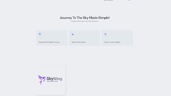create a responsive HTML CSS javascript landing page