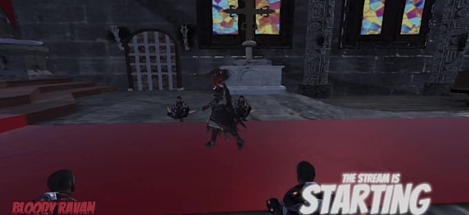 create a cinematic stream starting intro with 3d animation