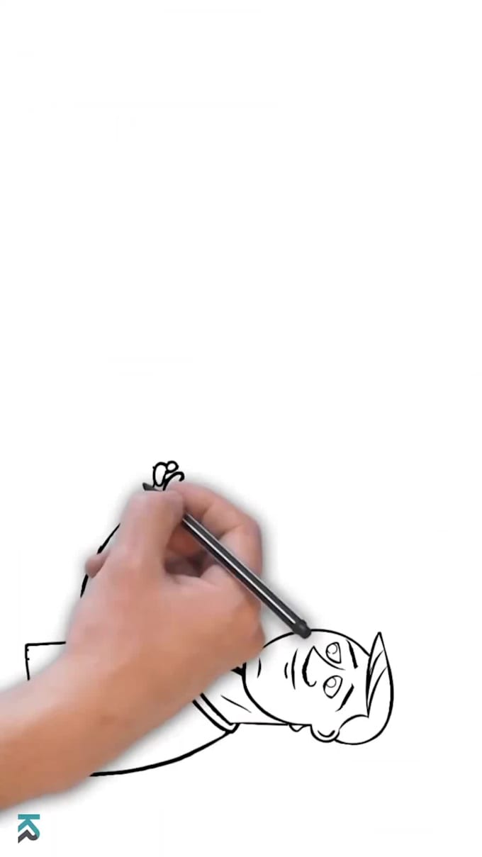 Create professional whiteboard animated doodle video by Haideraligill7