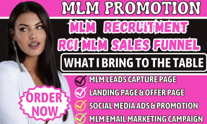 MLM Promotion & Sales Funnel Design