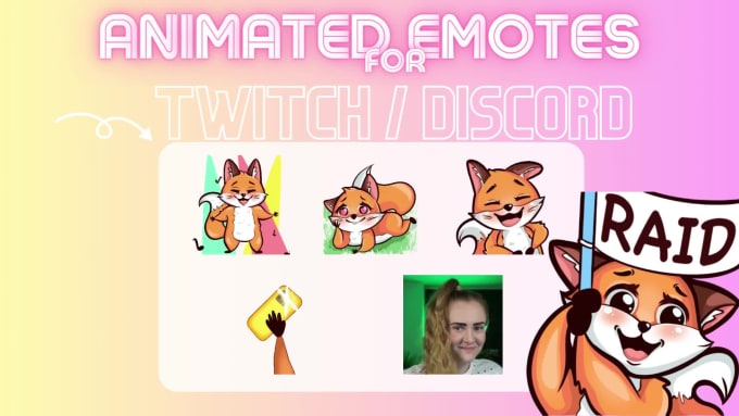 Create Cute Animated Twitch Emote Animation Emotes Emote By Yazva