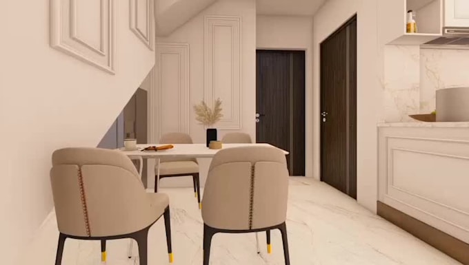 do 3d modelling, interior design,3d renderings and animation