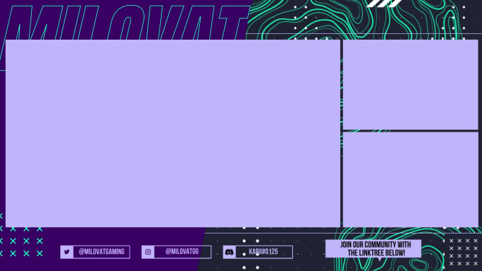 Create a twitch layout for you by Kariixox | Fiverr