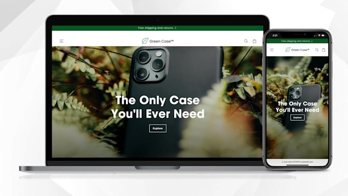 do a shopify website