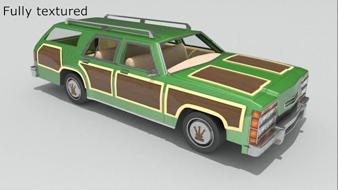 providing 3d car model