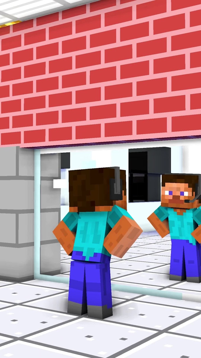 create 3d minecraft animation