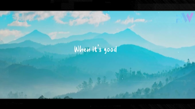 create lyrical music video, drawing lyric video
