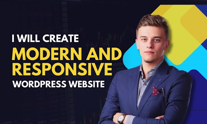 create a modern and responsive wordpress website for you