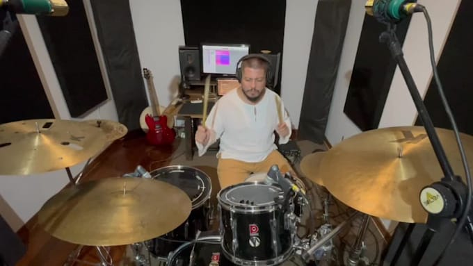 record fast delivery brazilian jazz drums