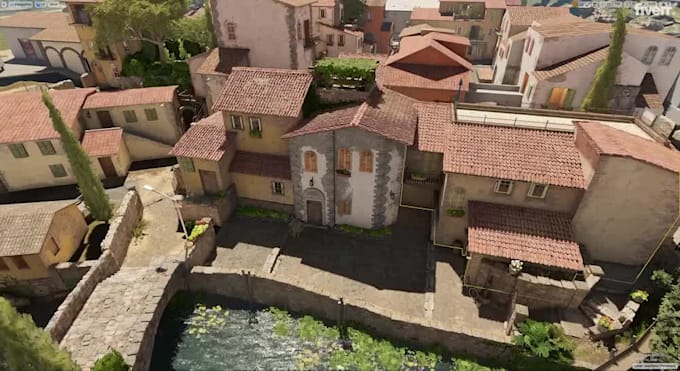 design custom 3d vrchat worlds and unity terrain map, 2d unity map in unity