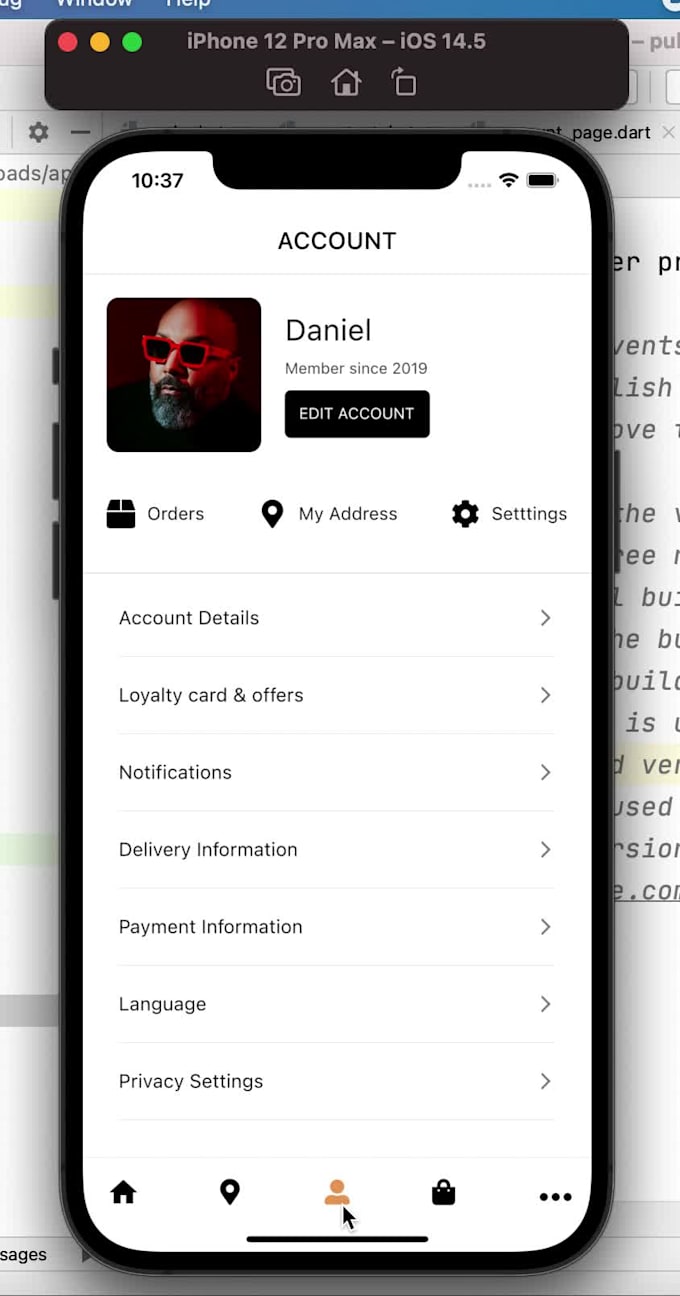 develop mobile apps on android and ios