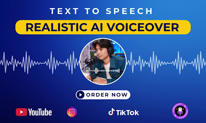 convert text to speech with a realistic ai voiceover