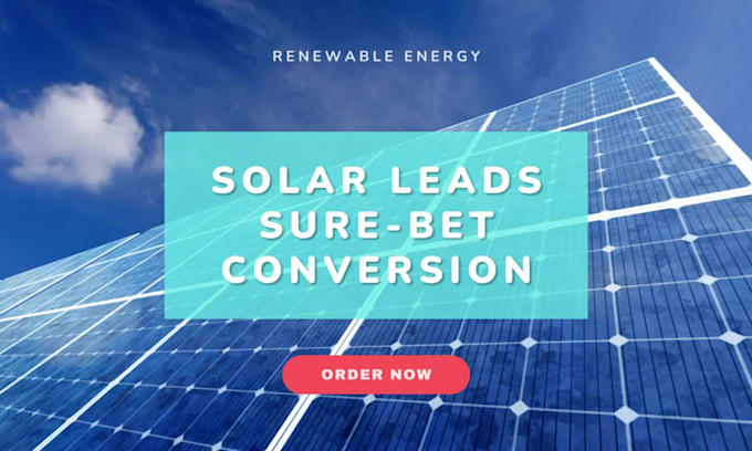 be media buyer as facebook ads specialist to get solar leads