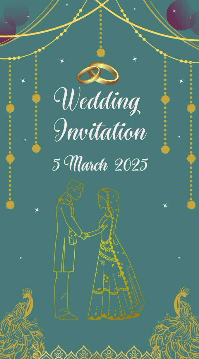 islamic quotes design and invitation cards using canve