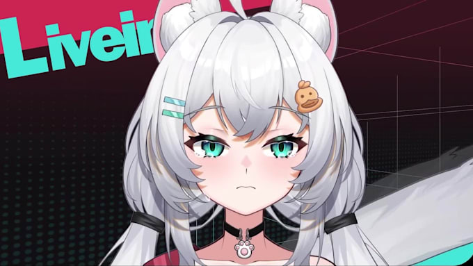 design and draw live2d vtuber model