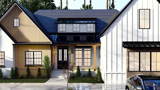 do exterior design and redesign with affordable price