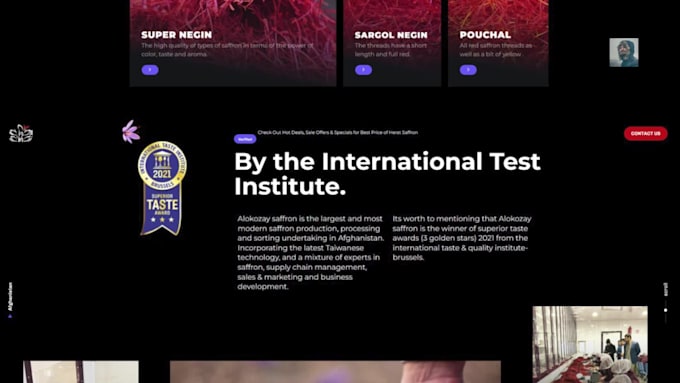 design custom wordpress websites, an afghan designer