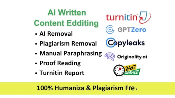 manually rewrite paraphrase and copyedit your content