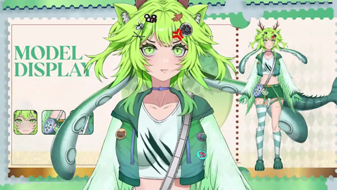 Rig And Design Live2d Model Vtuber Model Live2d Rigging Streaming