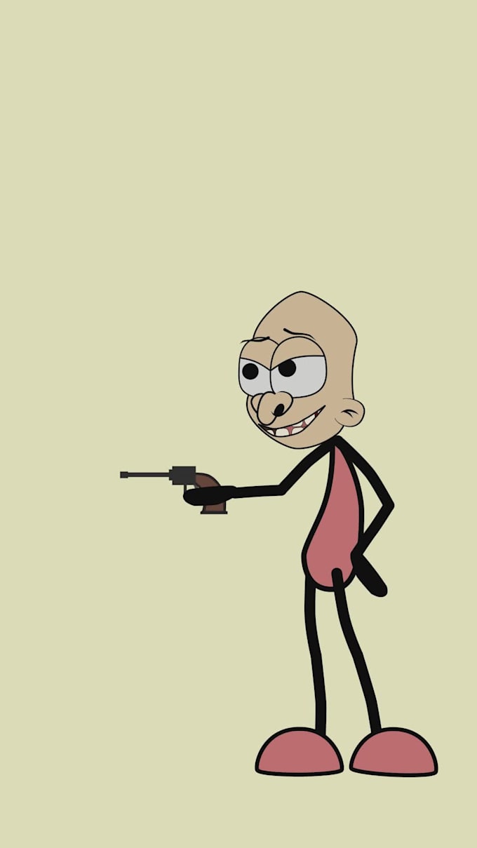 create a funny stickman animation or youtube short